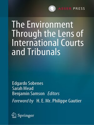 cover image of The Environment Through the Lens of International Courts and Tribunals